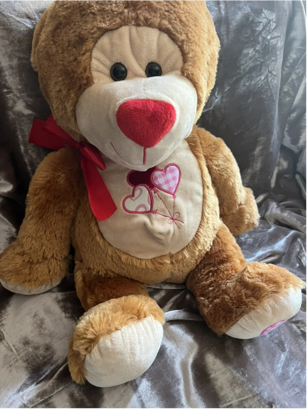 2013 Valentine's Day Plush Bear super cute , OR ANNIVERSARY , ANYTIME REALLY 19'